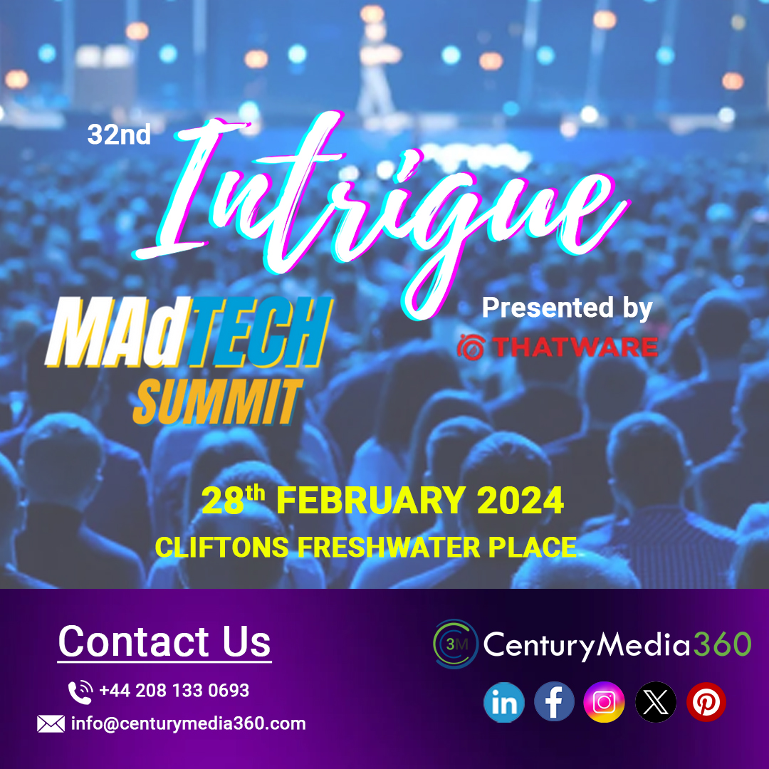 centurymedia360's tweet image. Are you excited for the Intrigue MAdtech Summit, taking place on the 28th of February Melbourne in Australia? The summit scopes you to meet the marketing experts and listen to their brainstorming marketing ideas, shaping the future of marketing. Join us now.