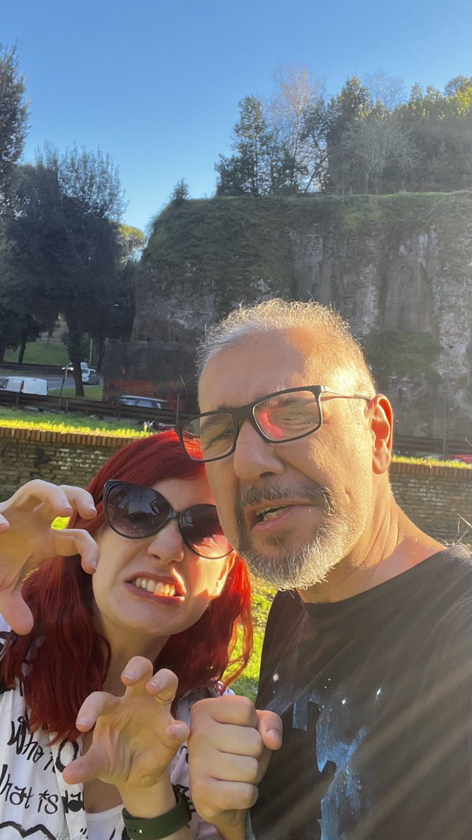We snuck off to Rome for Valentine's Day (and <a href="/dimitrisromeo/">Dimitris | World Anvil</a>'s birthday)! 

This is us being barbarians outside the walls of Rome 😅🙌🥰