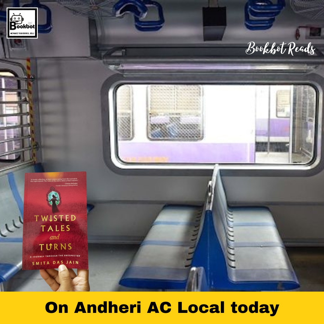 Book out and about in Mumbai today as a part of #BookbotReads!

#BookRecommendations #WritersLife #WritingTips #BooksWeLove #FreeBooks #Mumbai #MumbaiMetro
