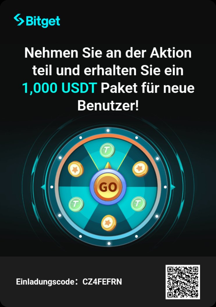 ArangodbU's tweet image. Ich versuche, einen Bonus von 100 USDT zu erhalten! Können Sie mir helfen? Sie können auch mitmachen! #FortuneWheel #Bitget
bitget.com/de/referral/re…