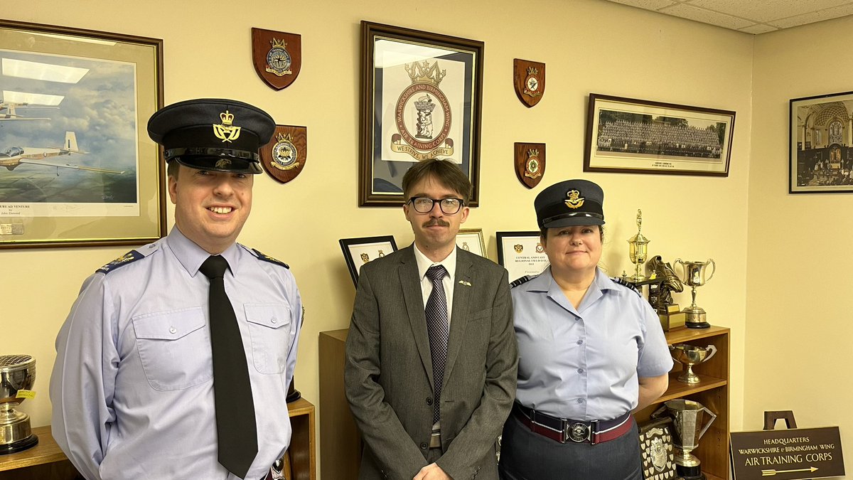 Last night I presided over three SNCO boardings. 
Congratulations to ASgt Rauaf (194 Sqn), ASgt Watkins (493 Sqn) and ASgt Rowley (479 Sqn) all passed with flying colours! 
Welcome to the uniformed cadre of the Wing! 
<a href="/wbwaircadets/">wbwaircadets</a> <a href="/RCWalesandWest1/">RC Wales and West</a> <a href="/YOUWestMids/">YOU West Midlands</a> <a href="/WMRFCA/">West Midland Reserve Forces & Cadets Association</a>