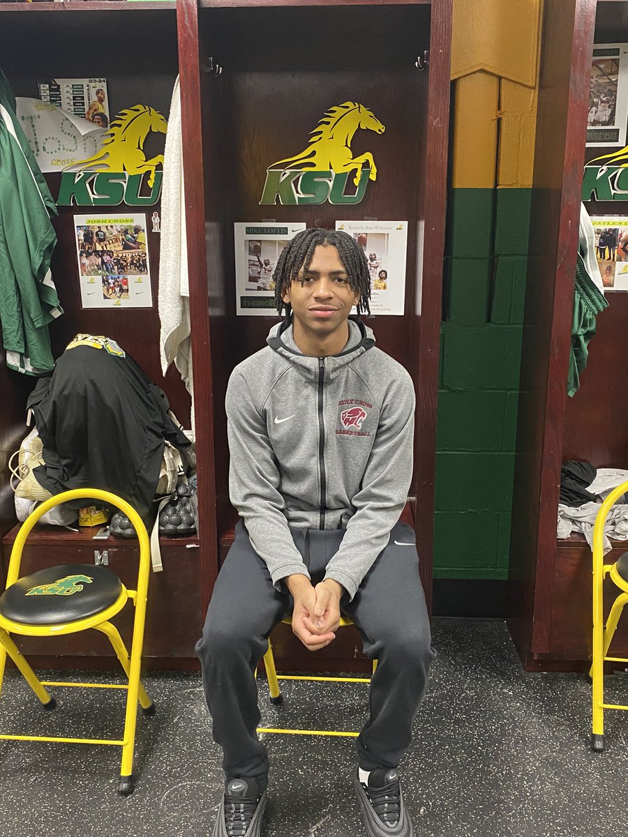 Had a great unofficial visit to Kentucky state today! Thanks for having me <a href="/_CoachSmith24/">Shaun Smith</a> and the rest of the staff.
