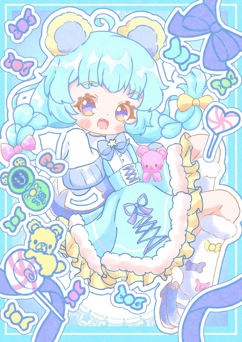 「 可愛いじゃろ( ',,•ω•,,`) 」|こた猫🐱 🎤🎨3/10~/16colorful＆dreamy原宿デザインフェスタギャラリーのイラスト