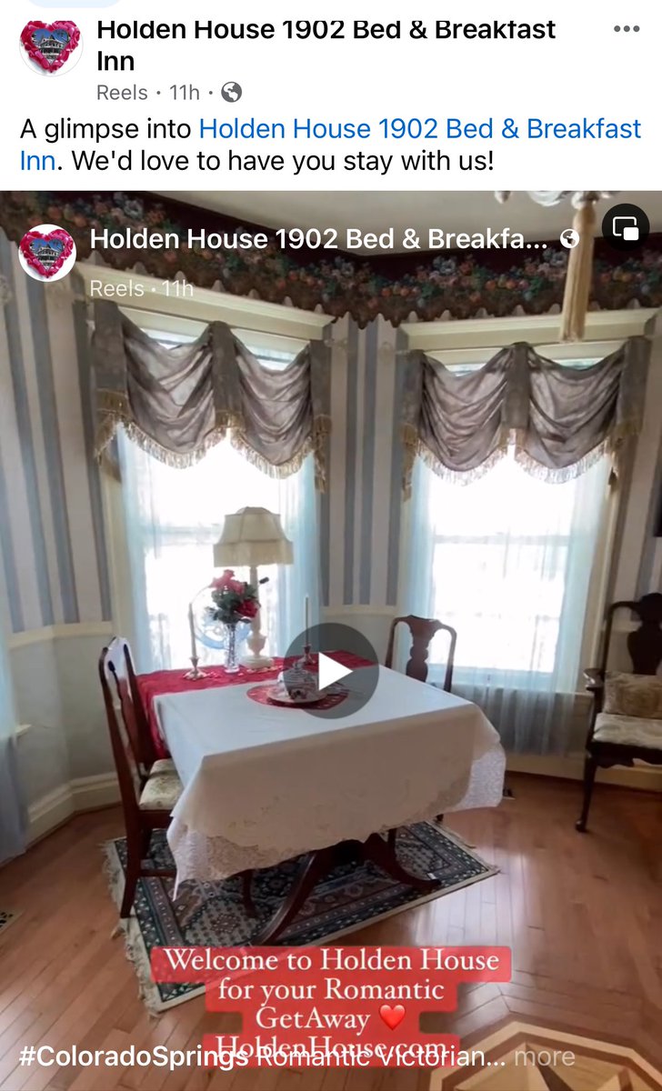 Take a quick #video tour to see our front parlor and living room at @HoldenHouse1902 #bedandbreakfast