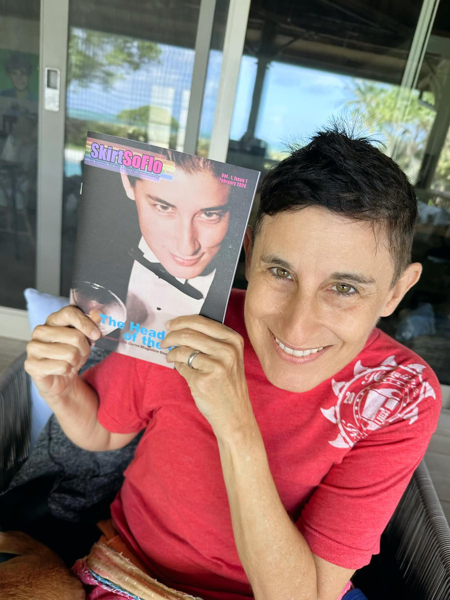 Franco, Franco! It's Franco Stevens on the cover of the inaugural issue of Skirt SoFlo, a new magazine by women for the South Florida LGBTQ+ community! ☀️🏳️‍🌈❤️ Read it: 👉 bit.ly/FrancoIntervie… #skirtsoflo #lesbianmagazine #southflorida #southfloridalesbians #AheadOfTheCurve