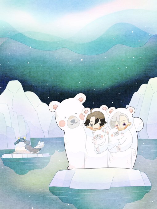 リオヌヴィとオーロラ 