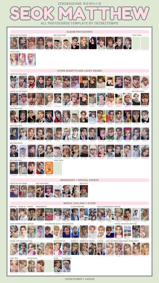 tbzskztemps's tweet photo. zerobaseone (제로베이스원) sung hanbin, kim jiwoong, zhang hao + seok matthew all photocards (album, pobs, merch, collabs, predebut etc...) templates!

[zb1 제베원 pc 포카 리스트 성한빈 김지웅 장하오 석매튜 non album]

updated: 20/02 https://t.co/Wk9n6waviK