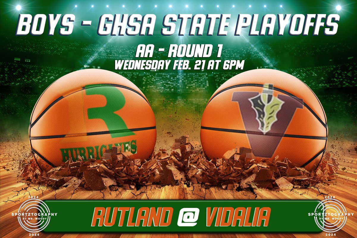 Let’s go and support The Rutland Hurricanes as they travel to take on the Vidalia Indians in the 1st round of the GHSA AA State Playoffs. Wednesday, Feb 21st 6:00PM in Vidalia, GA.

You can purchase tickets at:
gofan.co/event/1413157?…