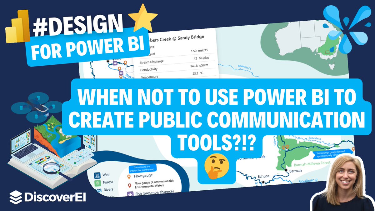 I'm the first to recommend #PowerBI - but sometimes it's not the best tool for the job... In my latest blog post (discoverei.com/blog/when-not-…), I explore some considerations around when NOT to use #PowerBI based on a real-world use case.

#DataDiscoverEI