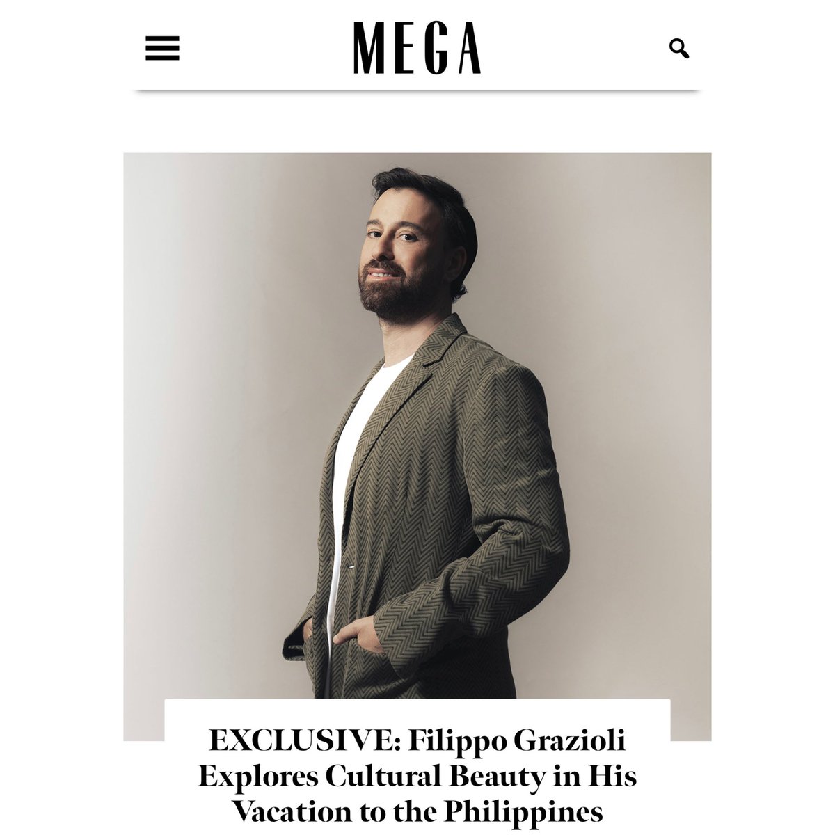 Missoni Creative Director and my good friend Filippo Grazioli @filippograzioli talks about fashion and his first time to visit the Philippines on <a href="/megamagazine/">Mega Magazine</a> 🤍 #styledwithabang 
Photography BORGY ANGELES
Grooming DEXTER GONZALGO
Stylist BANG PINEDA assisted by HARLEY GRAJO