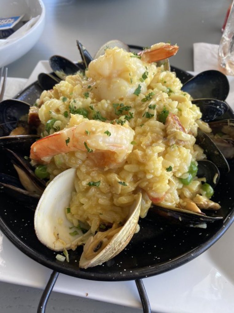 Just made paella.