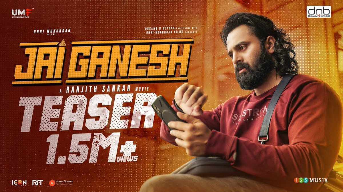 #JaiGanesh in cinemas from April 11th, 2024!

Teaser: youtu.be/u4w_M2_8nsY

First lyrical video coming soon.
A #SankarSharma musical🔥!