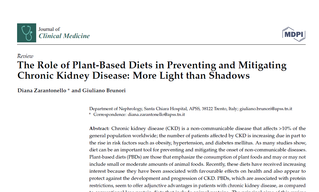 This is the best and most thorough review of plant-based diets in CKD out there! Worth the read if you have the time! The Role of Plant-Based Diets in Preventing and Mitigating Chronic Kidney Disease: More Light than Shadows ncbi.nlm.nih.gov/pmc/articles/P…