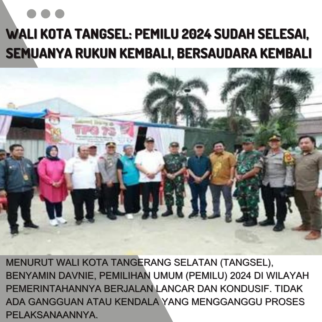 mora_bila's tweet photo. Pemilu 2024 Selesai, Masyarakat Harus Rukun dan Damai Kembali #Pemilu2024 https://t.co/DNRWhKuBAo