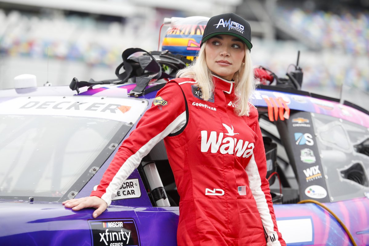 With seven laps led at <a href="/DAYTONA/">Daytona International Speedway</a>, <a href="/NatalieRacing/">Natalie Decker</a> is the first woman to lead an Xfinity Series race since <a href="/DanicaPatrick/">Danica Patrick</a> in 2013.