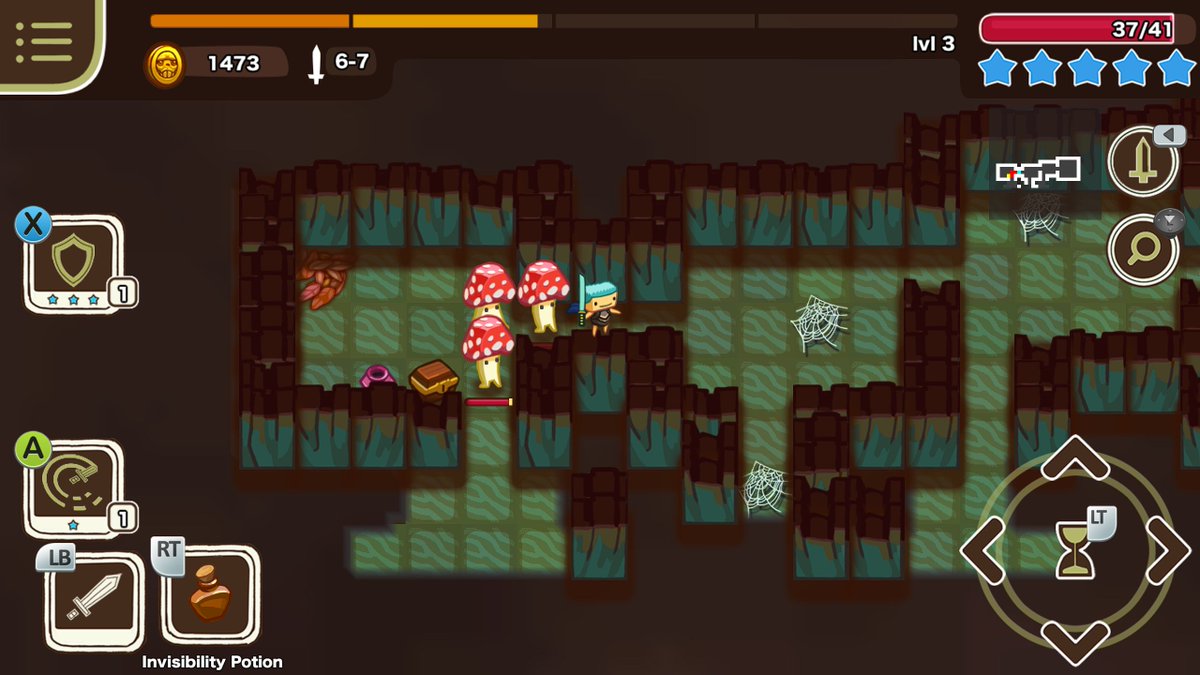 ryanttb's tweet photo. #VideoGameBacklog "Sproggiwood" (PC, 2014) is a roguelike, in the more explicit sense in that enemies move when you do. It's based on Finnish mythology, the items &amp; characters are fun, &amp; there are sim portions above ground. A solid #indiegame from @FreeholdGames! https://t.co/qghhkXQ175