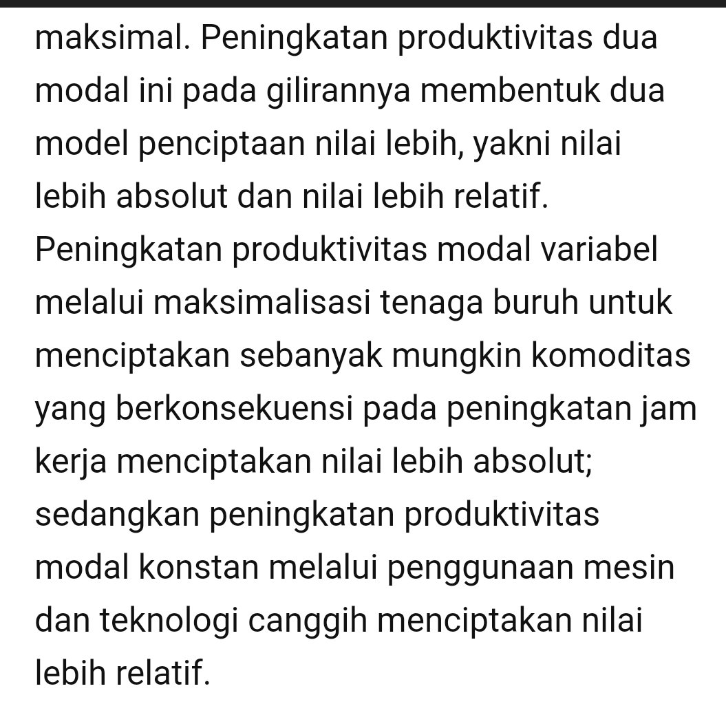 deschooling45's tweet photo. Artikel yang menarik, jd merefleksikan uu ciptaker yg lumayan berpihak pd kapitalisme.

borok utamanya mungkin ketidakrelevanan pendidikan ke pekerjaan namun ada sistem yg mendukung mengenai subjektivitas pemodal dg produktivitas modal konstan drpd variabel tenaga kerja. https://t.co/kM1arGvqha