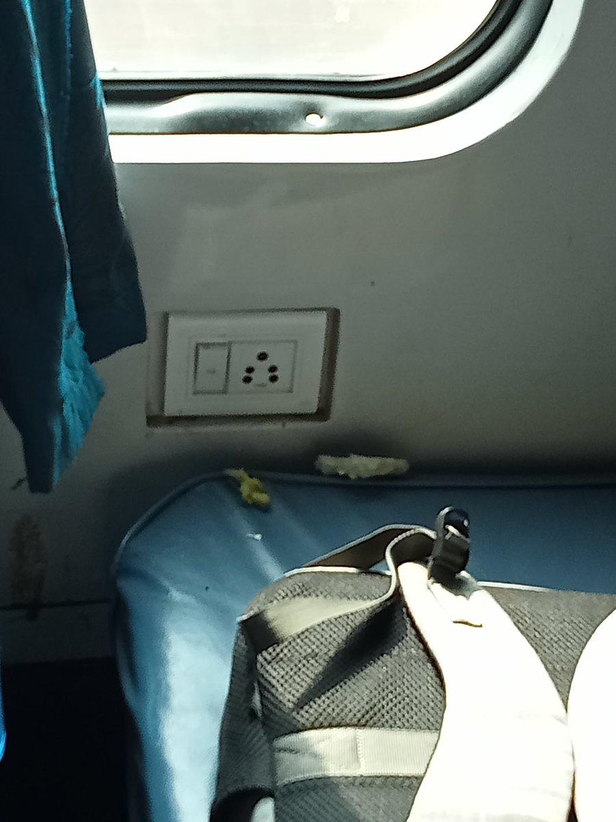 Train no- 17015 PNR- 6632070794. Berth is not cleaned and it's stinking so bad. I have already complained to 9701371429 and it's been 40 minutes still I'm waiting and washroom also needs to be clean. <a href="/RailMinIndia/">Ministry of Railways</a> <a href="/RailwaySeva/">RailwaySeva</a> <a href="/SCRailwayIndia/">South Central Railway</a>