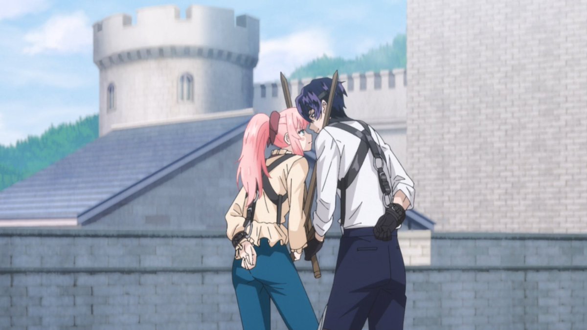 Kamigoroshi's tweet photo. Normal romance shows: Main couple fighting is a sign of trouble in the relationship.

7th Time Loop: Main couple fighting is actually an action packed flirting sequence. https://t.co/u4OQVF367o