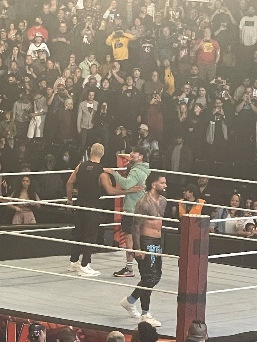Punk appeared after the RAW taping.

Credit: <a href="/digital_phreak/">raooooooool</a>
