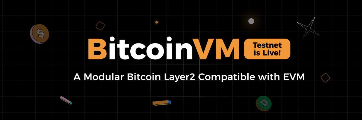 ZhanG_MemeCoin's tweet photo. 由BakerySwap孵化的比特币二层项目 #BitcoinVM 即将发射,@BitcoinVM_BVM是一条兼容EVM的模块化比特币Layer2,测试网已经上线。
🎁抽奖Bonus Code×2
1⃣关注 @NightmareDEFI @BitcoinVM_BVM @bakery_swap
2⃣点赞+转发+⭕️三位朋友
详情参考:https://t.co/SyjS3HENiO https://t.co/cAY03b6AHn