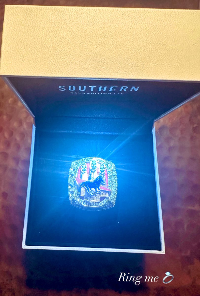 Got my championship ring tonight. A thing of beauty! @PDS_ChargersFB #hardworkworks #grit #family