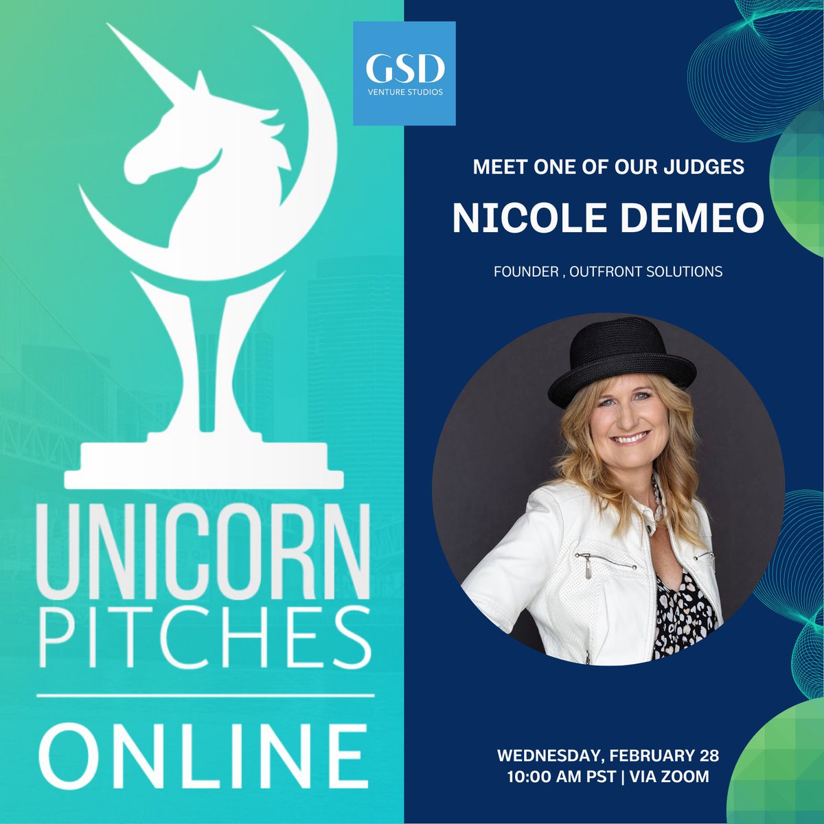 GaryFowlerGSD's tweet image. Meet Nicole DeMeo, Founder at Outfront Solutions &amp;amp; #GSDDemoDay judge. 

Secure your spot by registering here: ow.ly/63Z350QFs1B

#GaryFowler #GSDSuperScaler #GSD #NicoleDeMeo #OutfrontSolutions