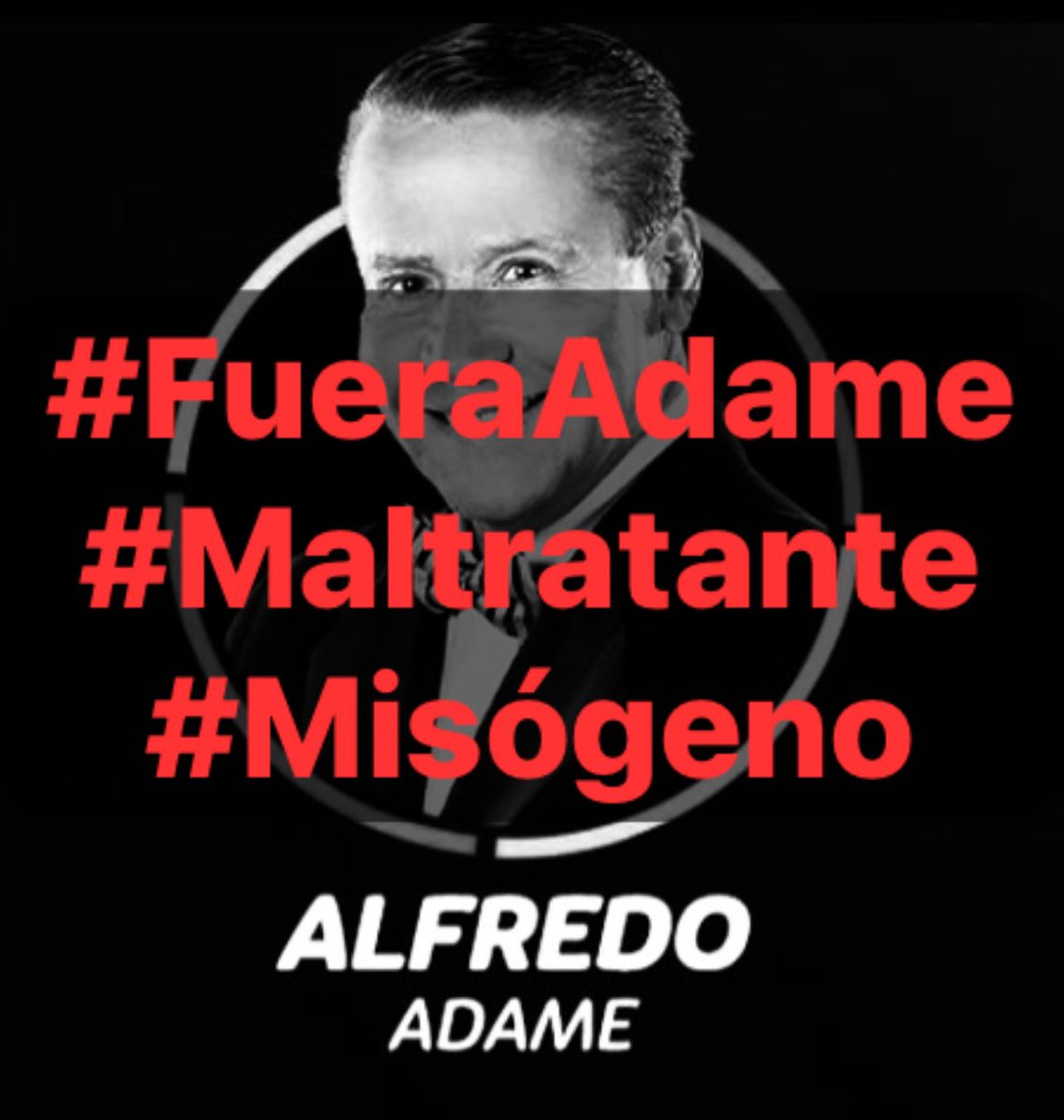 <a href="/MomentosDeLCDLF/">LCDLF</a> <a href="/Telemundo/">Telemundo</a> saquen a este maltratante. #FueraAdame