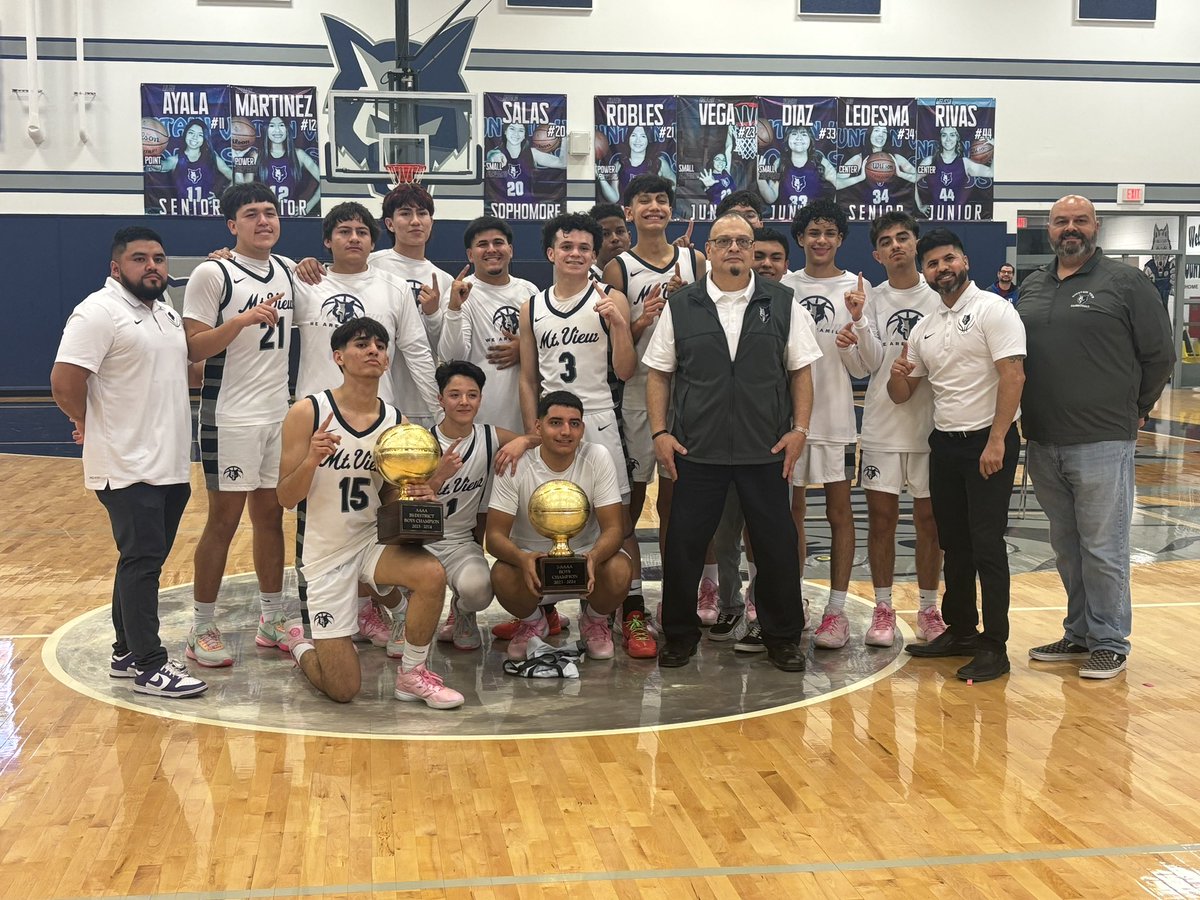 Mountain View Boys Basketball (@mtviewboyshoops) on Twitter photo 🚨FINAL 🚨
Lobos:62
Harmoney:55
Leading Scorers🐺
Julian Escobedo 20
Gio Rodriguez 14
Jared Maciel 13
LOBOS WIN FIRST EVER BI-DISTRICT CHAMPIONSHIP IN SCHOOL HISTORY! @ColinDeaverTV <a href="/EPSports915/">Borderland Sports</a> <a href="/Fchavezeptimes/">Felix Chavez</a> #WeAreFamily
#2Trophys #CutTheNet 🚨FINAL 🚨
Lobos:62
Harmoney:55
Leading Scorers🐺
Julian Escobedo 20
Gio Rodriguez 14
Jared Maciel 13
LOBOS WIN FIRST EVER BI-DISTRICT CHAMPIONSHIP IN SCHOOL HISTORY! @ColinDeaverTV <a href="/EPSports915/">Borderland Sports</a> <a href="/Fchavezeptimes/">Felix Chavez</a> #WeAreFamily
#2Trophys #CutTheNet