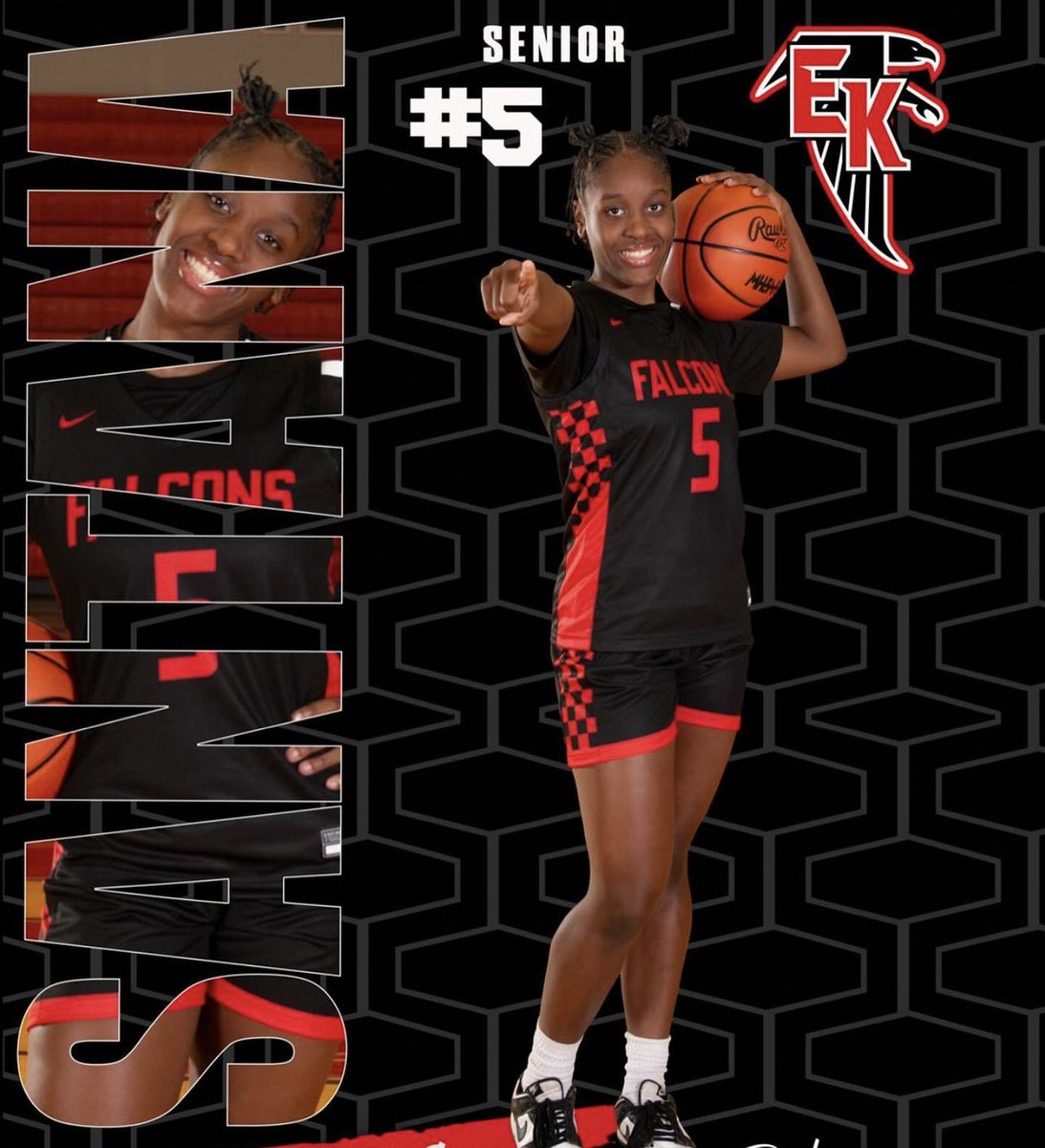<a href="/SantanaEubank10/">Santana Eubanks</a> led <a href="/east_bball/">EK Girls Basketball</a> to a win @ Hudsonville with 18 pts, 10 Rebs and 4 steals. <a href="/TylerKanyla/">KanylaTyler</a> narrowly missed a double double with 9pts and 10 assists. <a href="/MakaylaPorterW1/">MaKayla Porter</a> added 17pts and 4 Rebs <a href="/EKHSFNN/">EKHS FNN</a> <a href="/eksports_org/">East Kentwood Athletics</a>