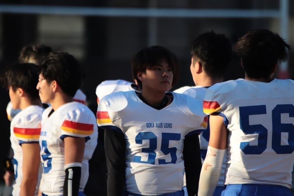2020Bluelions's tweet photo. 【選手紹介】
①名前：判竜輝
②学部／学年：文学部/4年
③ポジション：DB
④高校の時の部活：ラグビー部
⑤大学でアメフトを始めたきっかけ：
楽しそうだったから

一緒にアメフトを頑張って、充実した大学生活を送りましょう！！ https://t.co/XLkRIbfek5