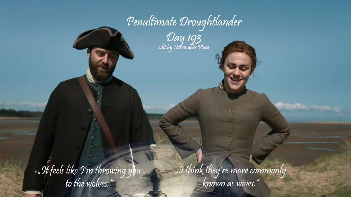SassenachPlace's tweet photo. #Outlander #PenultimateDroughtlander - Day 193 #Droughtlander #BeforeSeason7B 
#TheMackenzies #FunnyLines 
wolves and wives
@10MinDQ @brittafahl70 @SwietjesO
@LallyFawn @OutlandishScot @OutlanderHome
@AngusAngels https://t.co/EWSjDUubdp