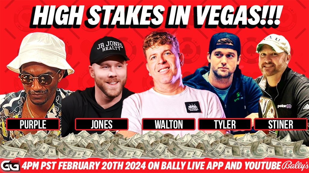 ANOTHER ROUND FOR HIGH STAKES LIVE FROM THE VEGAS STRIP! 

TUESDAY 4pm PST LIVE ON YOUTUBE AND THE #BALLYLIVEAPP 

youtube.com/live/8llDu53Cb…