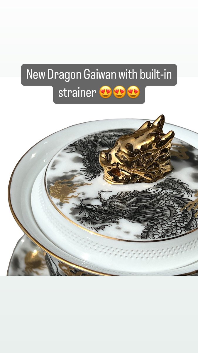 teaandwhisk's tweet photo. Gorgeous Dragon gaiwan! 🐉🐉🐉 https://t.co/TecmmQau7f