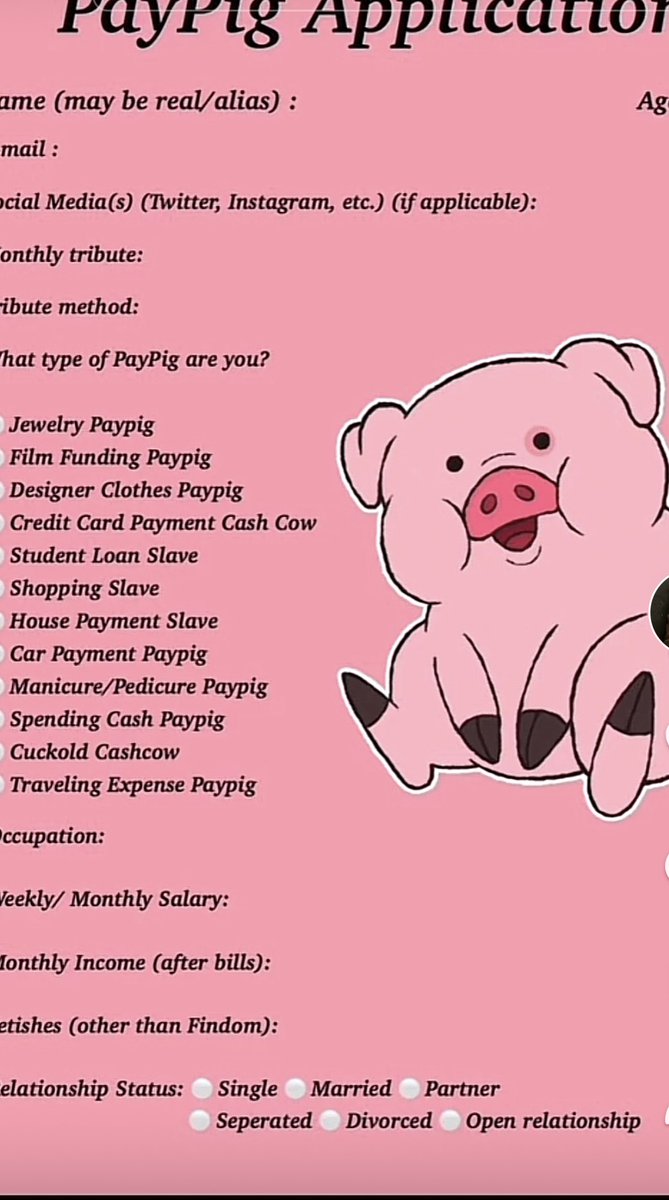 What kind of piggy are you #paypiggies