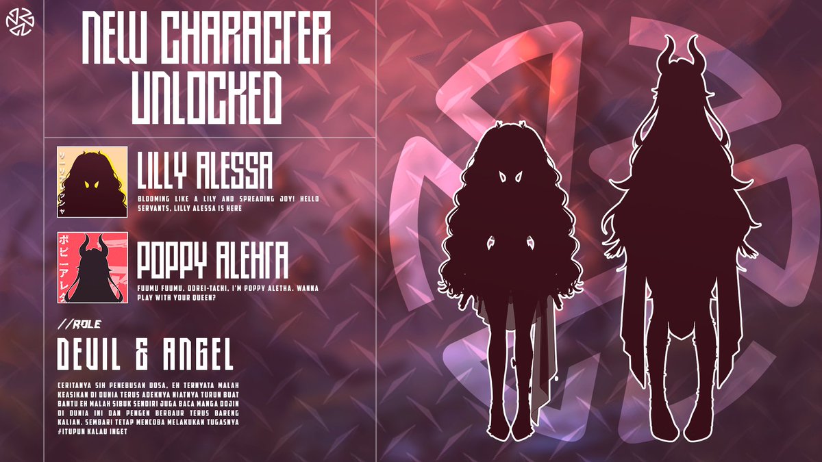 GenesixVtuber's tweet photo. 🔥 [ NEW TALENT IS COMING ] 🔥

New character unlocked, Lilly Alessa &amp; Poppy Aletha is coming to our universe !  

@lillyagnxvtuber &amp; @PoppyGNXvtuber is ready to coming and who wanna be her servent and slave ?

#GENESIX #VtuberID #VTuberUprising https://t.co/Z5c4DbFeX3