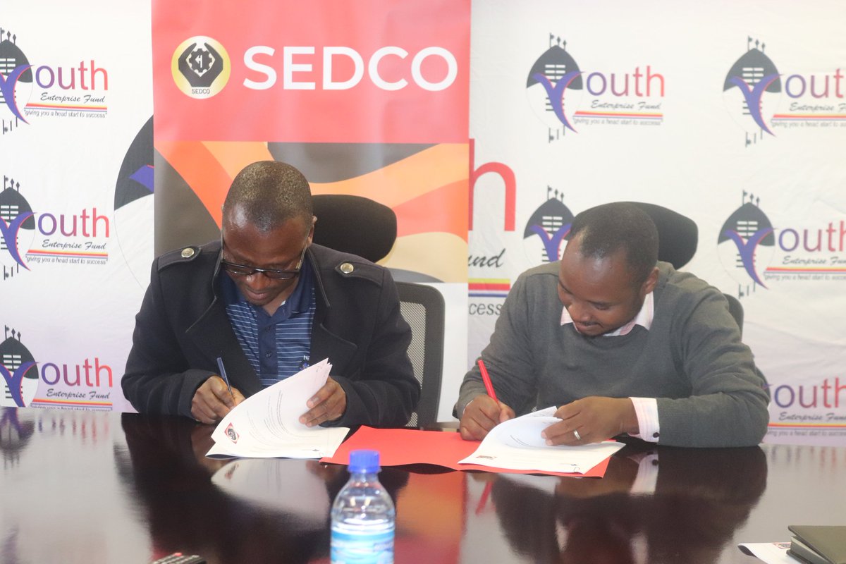 Hello Eswatini Youth 🇸🇿🇸🇿

Youth Enterprise Revolving Fund (YERF) has concluded a service level agreement with @SedcoEswatini, wherein SEDCO will be providing mentorship services to YERF beneficiaries.

#youthfund 
#youthentrepreneurship 
#fundingopportunities 
#businesscoaching