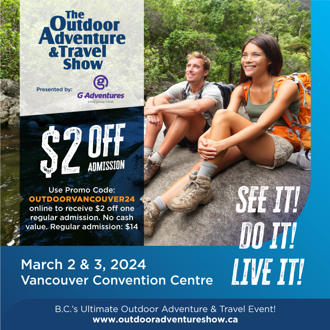 Trails BC (@trailsbc) on Twitter photo We are excited to be at <a href="/OutdoorAdvShow/">Outdoor Adven. Show</a> if you want to visit us, use this coupon to get an entry discount. Get your tickets today and be automatically entered in a draw to win a trip to New Zealand courtesy of the Air New Zealand! ow.ly/KKPB50Qrtiu See you there! We are excited to be at <a href="/OutdoorAdvShow/">Outdoor Adven. Show</a> if you want to visit us, use this coupon to get an entry discount. Get your tickets today and be automatically entered in a draw to win a trip to New Zealand courtesy of the Air New Zealand! ow.ly/KKPB50Qrtiu See you there!