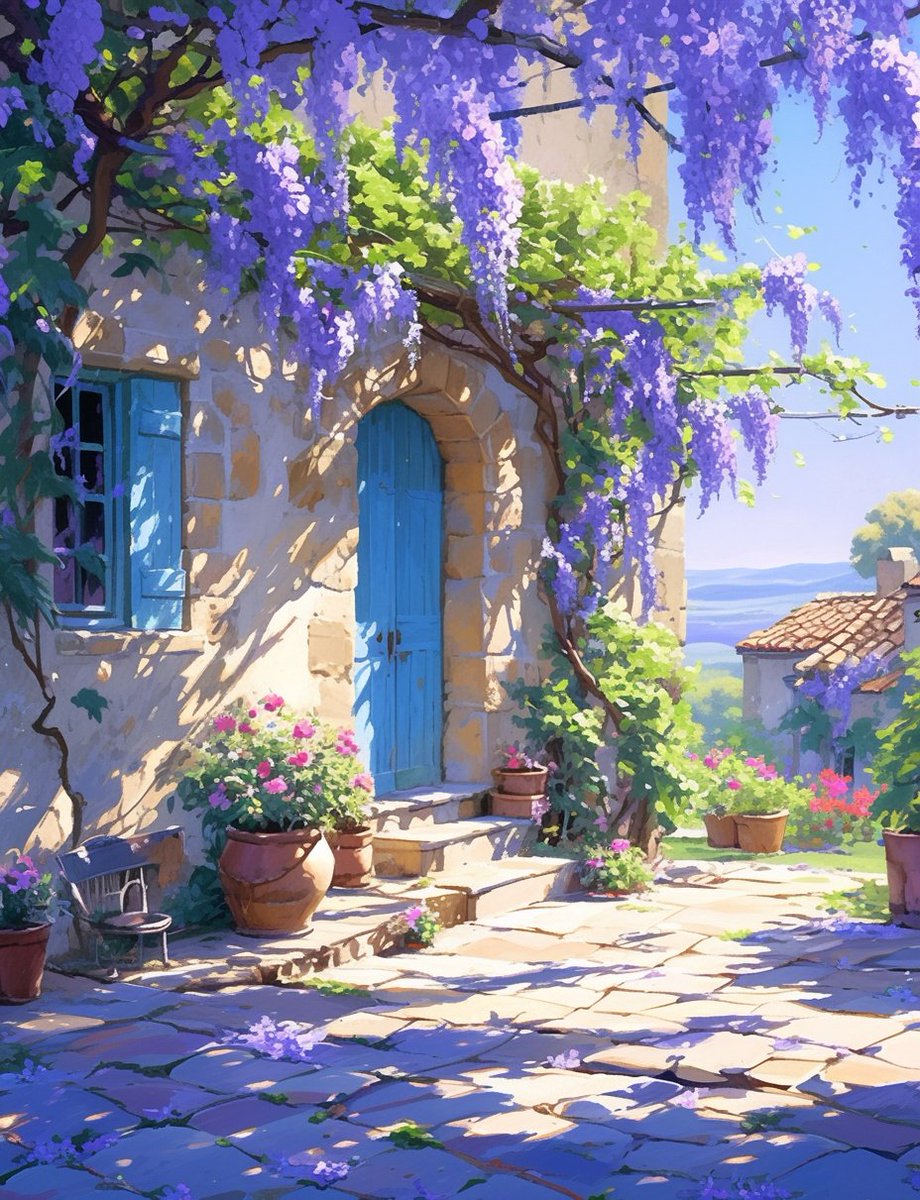 南フランス、死ぬまでに一度は訪れてみたい場所
あまりにも美しい町だった

#nijijourneyv6