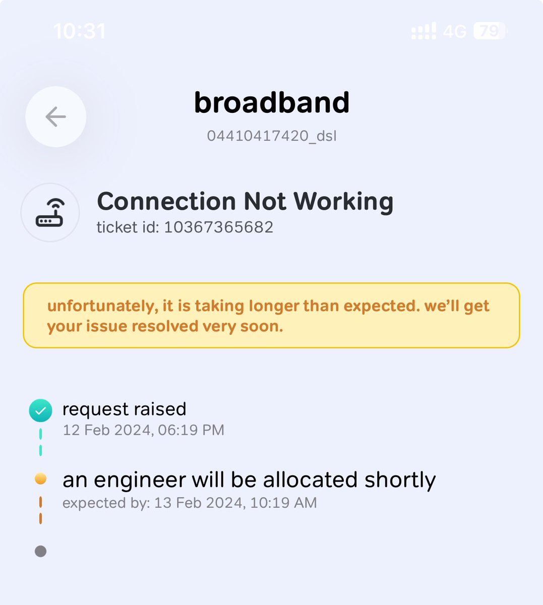 drsbala's tweet photo. @Airtel_Presence @airtelindia @Airtel_Presence @airtelindia nothing has changed. Network not restored. I have raised the complaint on 12th February. I don’t understand why you are unable to restore connectivity. https://t.co/9OBJIahVgb