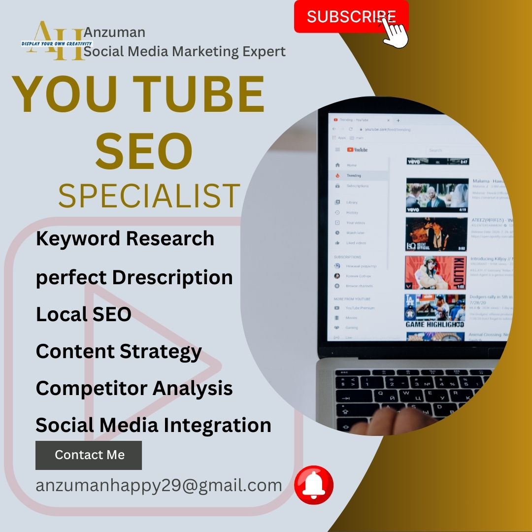 SMMAnzuman's tweet photo. Elevate your videos to the top of search results, ensuring they capture the attention of your target audience. #YouTubeSEO #VideoOptimization #SocialMediaMarketing #YouTubeVisibility #SEOStrategiez #DigitalMarketingTips #SocialMediaSuccess #ViralVideoBoost #YouTubeGrowthHacks https://t.co/mmqfjiw7wo