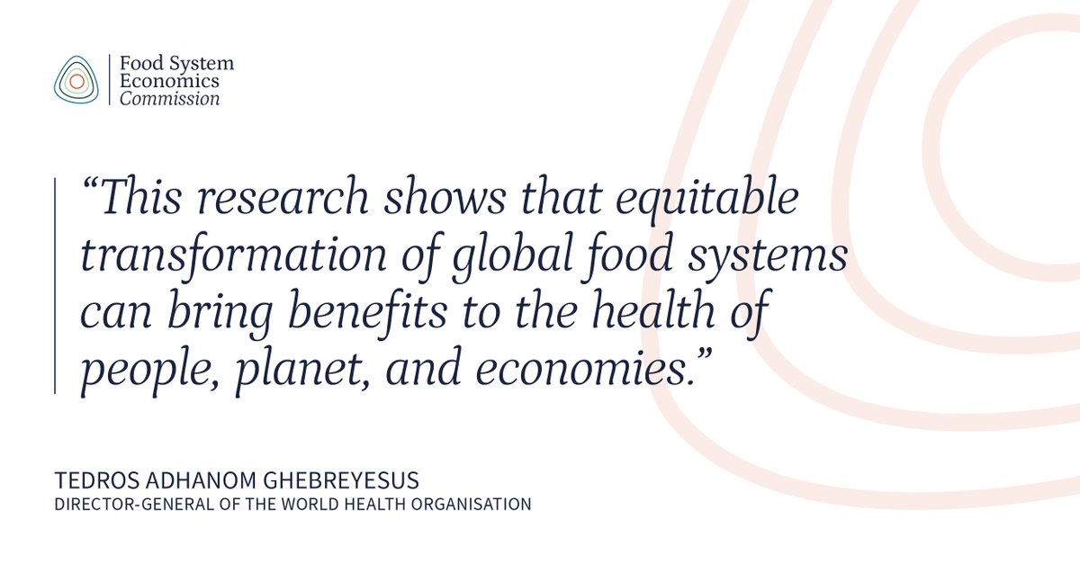 The Food System Economics Commission (@fsecommission) on Twitter photo #FoodSystemTransformation will bring a host of benefits to people, planet, and economies. <a href="/DrTedros/">Tedros Adhanom Ghebreyesus</a> has seen the FSEC Global Policy Report. Have you? 👉 bit.ly/3HNU88x
<a href="/FOLUCoalition/">Food and Land Use Coalition</a> <a href="/PIK_Climate/">Potsdam Institute for Climate Impact Research PIK</a> <a href="/EATforum/">EAT</a> <a href="/RockefellerFdn/">The Rockefeller Foundation</a> @IKEAFoundation <a href="/Climateforest/">NICFI</a> <a href="/wellcometrust/">Wellcome</a> #FoodSystemTransformation will bring a host of benefits to people, planet, and economies. <a href="/DrTedros/">Tedros Adhanom Ghebreyesus</a> has seen the FSEC Global Policy Report. Have you? 👉 bit.ly/3HNU88x
<a href="/FOLUCoalition/">Food and Land Use Coalition</a> <a href="/PIK_Climate/">Potsdam Institute for Climate Impact Research PIK</a> <a href="/EATforum/">EAT</a> <a href="/RockefellerFdn/">The Rockefeller Foundation</a> @IKEAFoundation <a href="/Climateforest/">NICFI</a> <a href="/wellcometrust/">Wellcome</a>