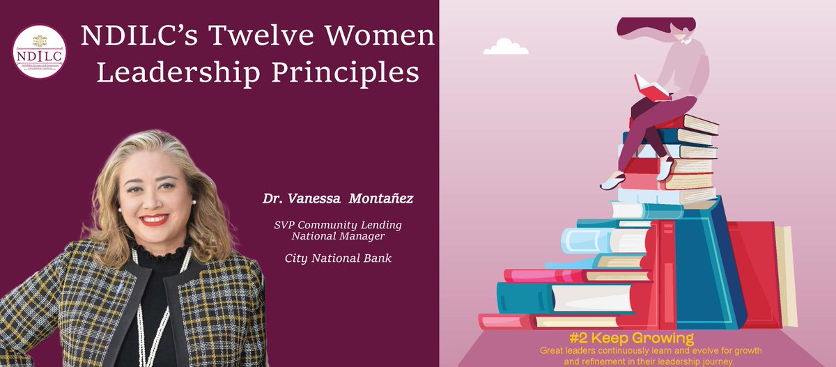 Join the NDILC tomorrow Feb. 20th, 2024  9:00 am PST for Principle #2 of the Twelve Women Leadership Principles. Hosted by Dr. Vanessa Montañez, DEL, we'll be exploring the importance of continuous learning and growth in leadership.

fb.me/e/19XL08dU8