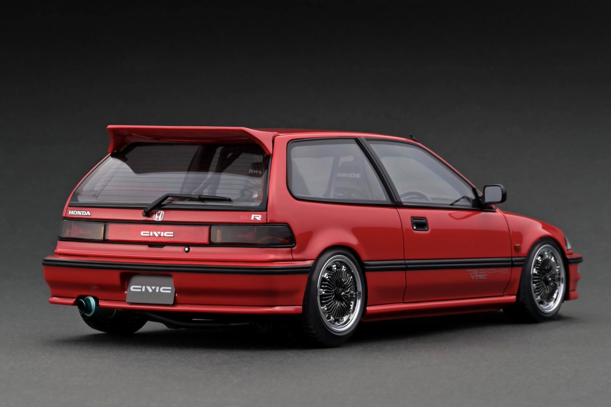 hobbysearch_mc's tweet photo. 【ミニカー予約】ignition model(イグニッションモデル)
1/18 Honda CIVIC (EF9) SiR Red
予約開始です！→ https://t.co/yJSC9XoJ8G
無限CF-48タイプホイールや大型ルーフスポイラー等を装着
#ミニカー #EF9 #シビック #EFシビック #シビックSiR #グランドシビック #VTEC #CF48 #ResinCar https://t.co/Fz3GuOeZJJ