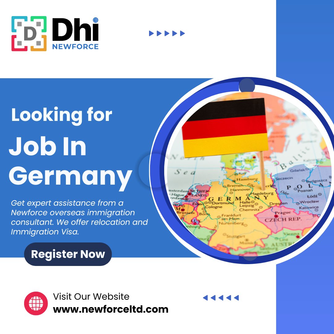 NewforceLimited's tweet image. 🇩🇪 Your Dream Job Awaits! Connect with Dhi Newforce today and let's make your career aspirations in Germany a reality.

Interested candidates, please share your updated CVs at experts@newforceltd.com

Register here: newforceltd.com/in/

#JobInGermany #CareerOpportunities
