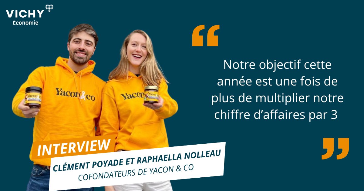 VICHY Économie (@vichyeconomie) on Twitter photo La start up vichyssoise <a href="/Yacon_Co/">Yacon & Co</a> qui propose une alternative au sucre avec le yacon est à retrouver sur l’émission 📷 𝐐𝐮𝐢 𝐯𝐞𝐮𝐭 𝐞𝐭𝐫𝐞 𝐦𝐨𝐧 𝐚𝐬𝐬𝐨𝐜𝐢𝐞 sur M6 le 28 février prochain.
👉vichy-economie.com/actualite/3-qu… La start up vichyssoise <a href="/Yacon_Co/">Yacon & Co</a> qui propose une alternative au sucre avec le yacon est à retrouver sur l’émission 📷 𝐐𝐮𝐢 𝐯𝐞𝐮𝐭 𝐞𝐭𝐫𝐞 𝐦𝐨𝐧 𝐚𝐬𝐬𝐨𝐜𝐢𝐞 sur M6 le 28 février prochain.
👉vichy-economie.com/actualite/3-qu…