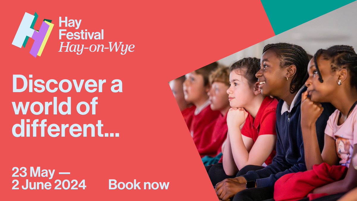 Teachers! Parents! Your free Hay Festival schools programme is OUT NOW, bringing together writers and young people for a series of interactive events in person and online, 23–24 May. Book now hayfestival.org/schools