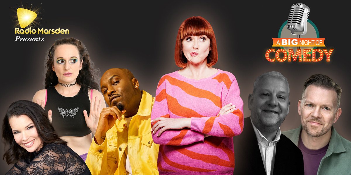 On #charitytuesday here’s a reminder that a BIG Night of Comedy in aid of <a href="/RadioMarsden/">Radio Marsden 💙</a> is taking place on 25th April at <a href="/ReigateManor/">Reigate Manor</a> 

Tickets available now via the the link on my profile and via the Radio Marsden Website

#reigate #Surrey #comedy #standupcomedy #fundraising