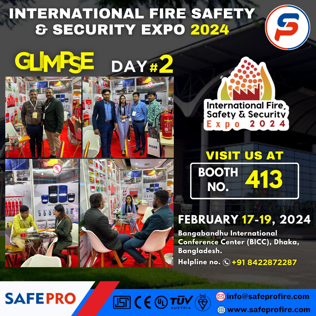 Day 2 at @FireExpo Bangladesh – an electrifying experience With @safeprofireOff Services Pvt Ltd.! 🚨 Join us in shaping the future of fire safety. #SafePro #SafetyExpo #InnovationInAction #ifsse