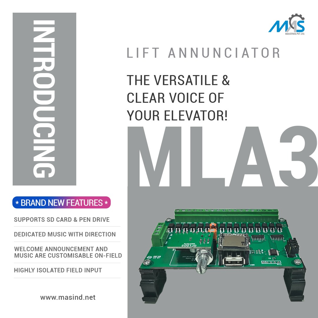 🤩Impress your customers with a customizable announcement feature in their lift!

Introducing the MLA3 Lift Annunciator

Now Available! 
For inquiries, contact us at 088283 38044.
#LiftAnnunciator #LiftComponents #ElevatorInnovation #elevators #MLA3 #masindustries